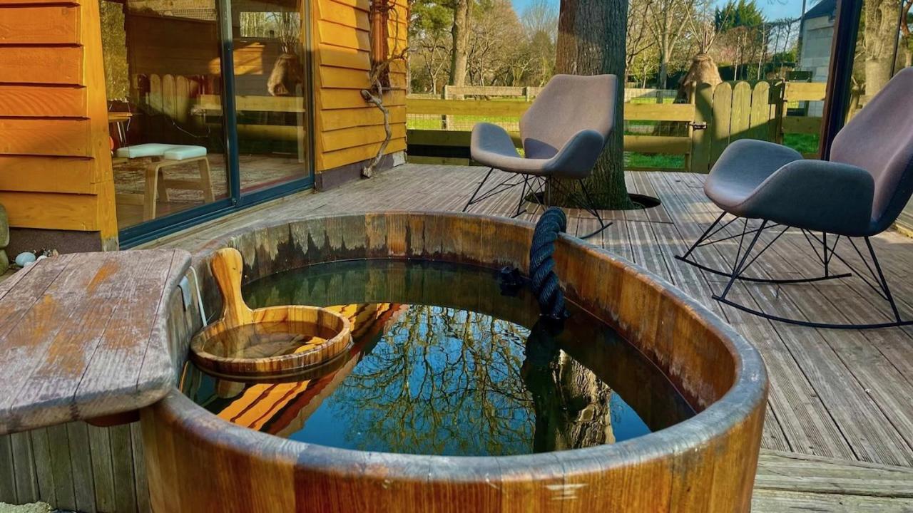 O Et Terre, Gite Ressourcement Bains Spa Cryo Sauna Et Foret Dormelles Exterior photo